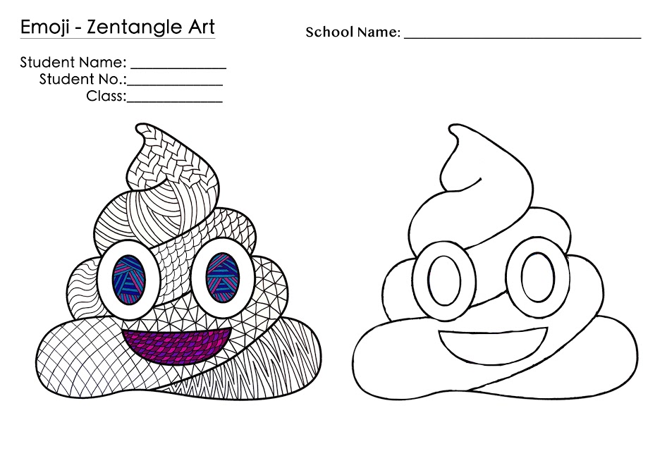 Emoji Zentangle_A